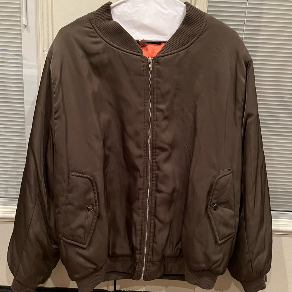 Jordyn Woods x Boohoo Eyelet and Lace Up Bomber Jacket - Picture 5 of 8